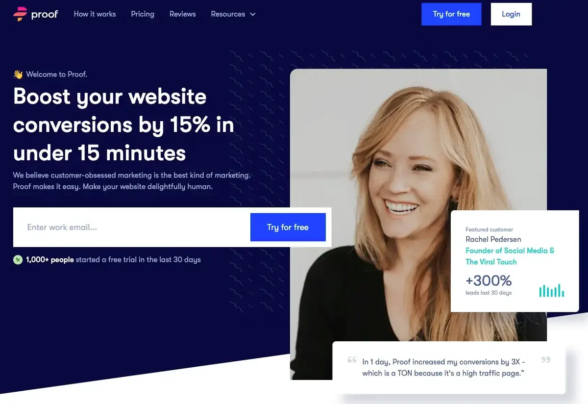 página inicial de prova