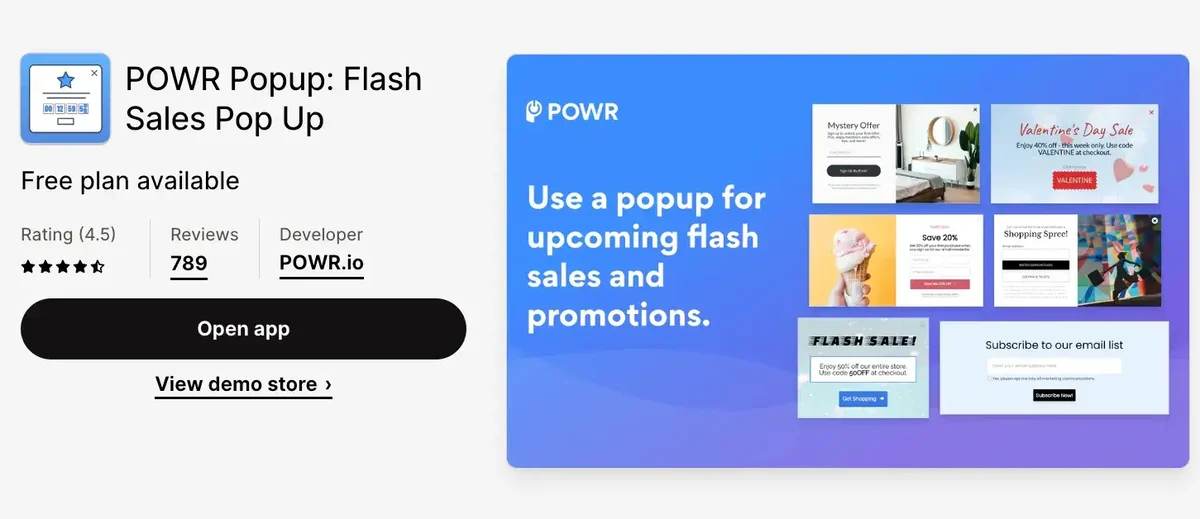 powr-popup-sur-shopify