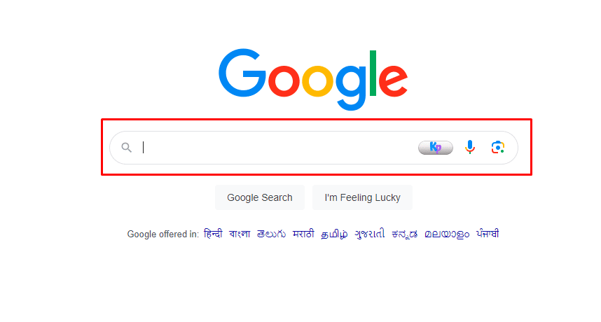 búsqueda de Google