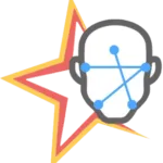 Logo aplikacji Gwiazda według twarzy