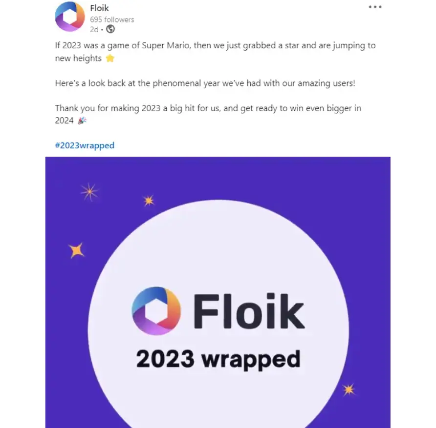exemplo de revisão de fim de ano