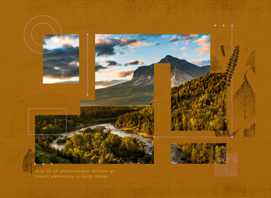 只有 2% 的慈善资金用于应对气候变化。