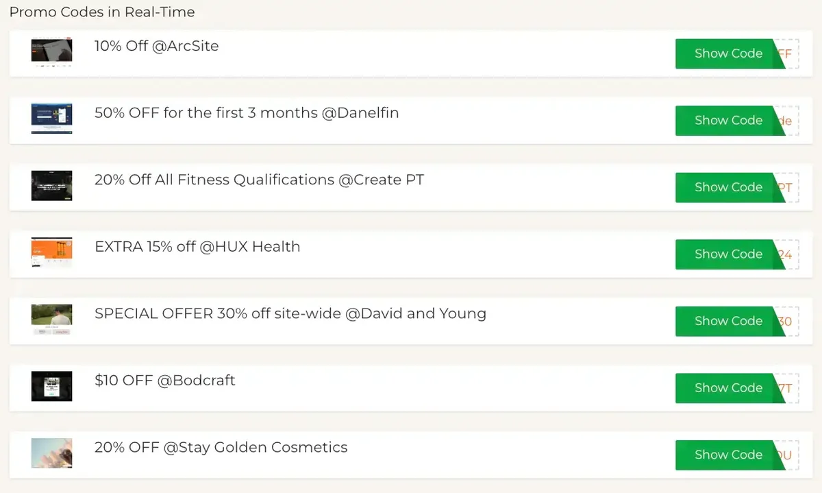 liste-des-codes-de-coupons-numériques