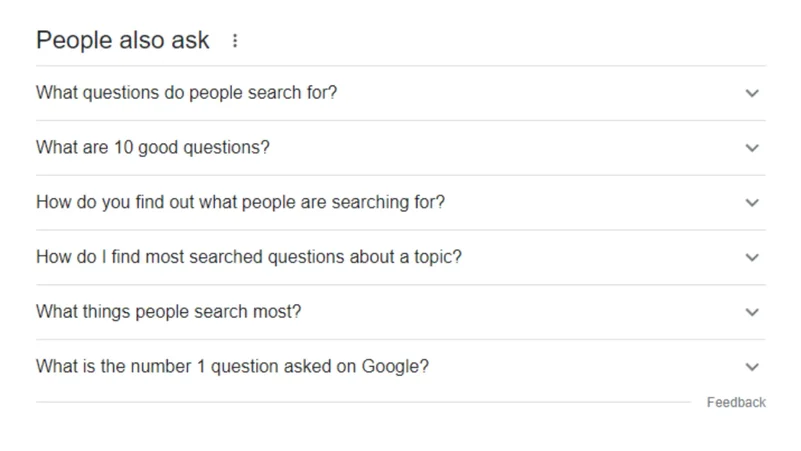 人々も尋ねるセクション