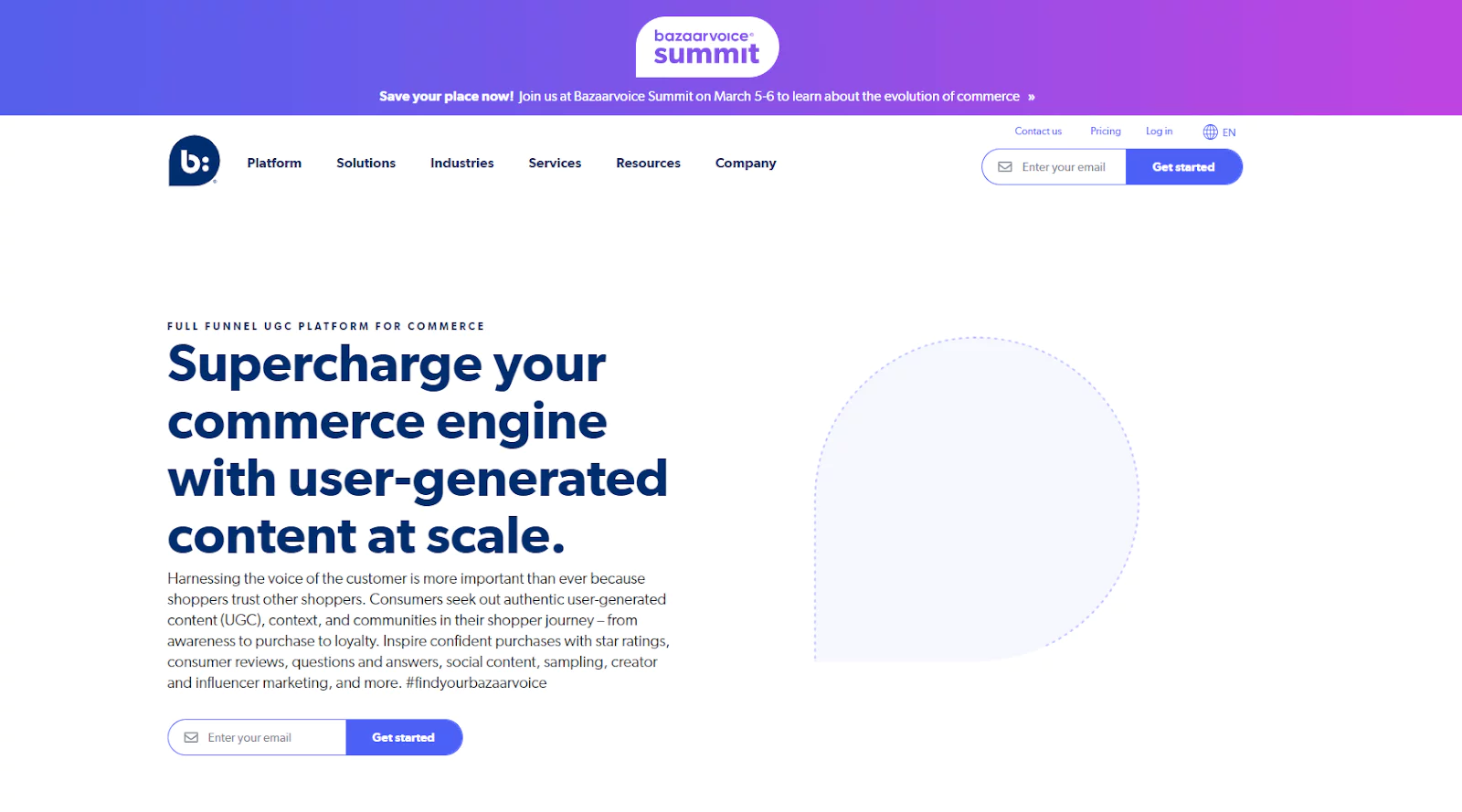 bazaarvoice كبديل للابتسامة