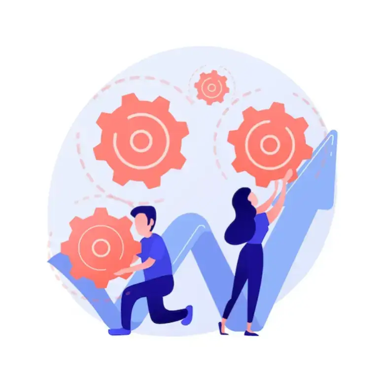 concetto astratto di lavoratori sfollati