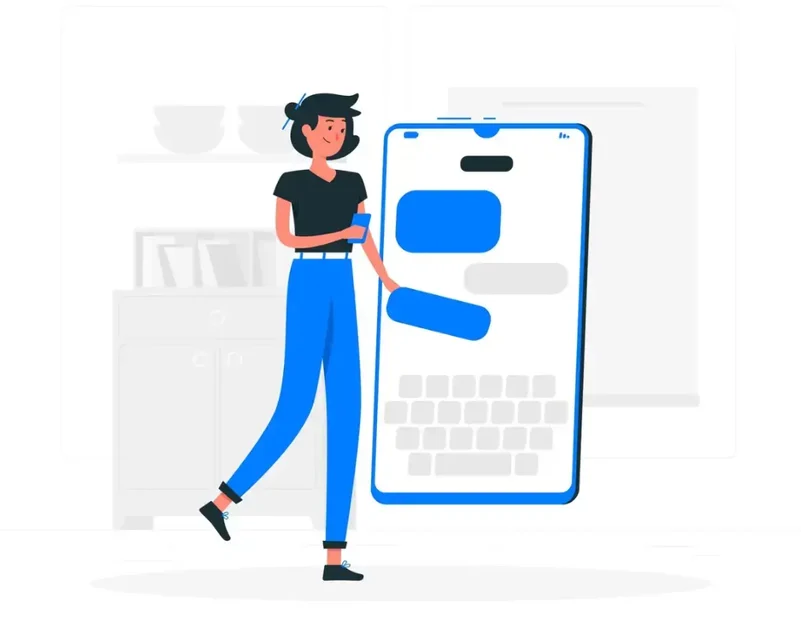 messenger-concetto-illustrazione