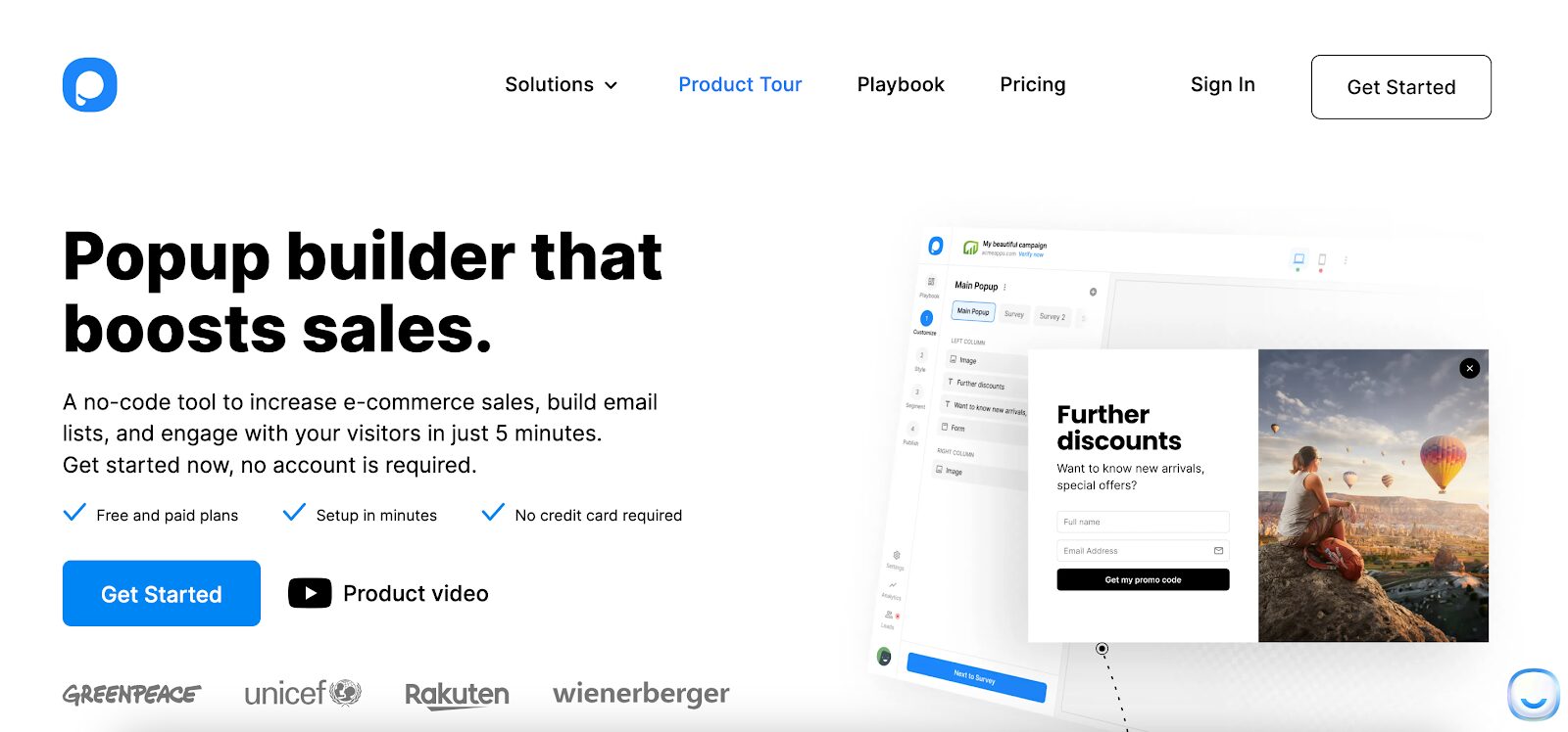 Popupsmart は Getsitecontrol の優れた代替品です