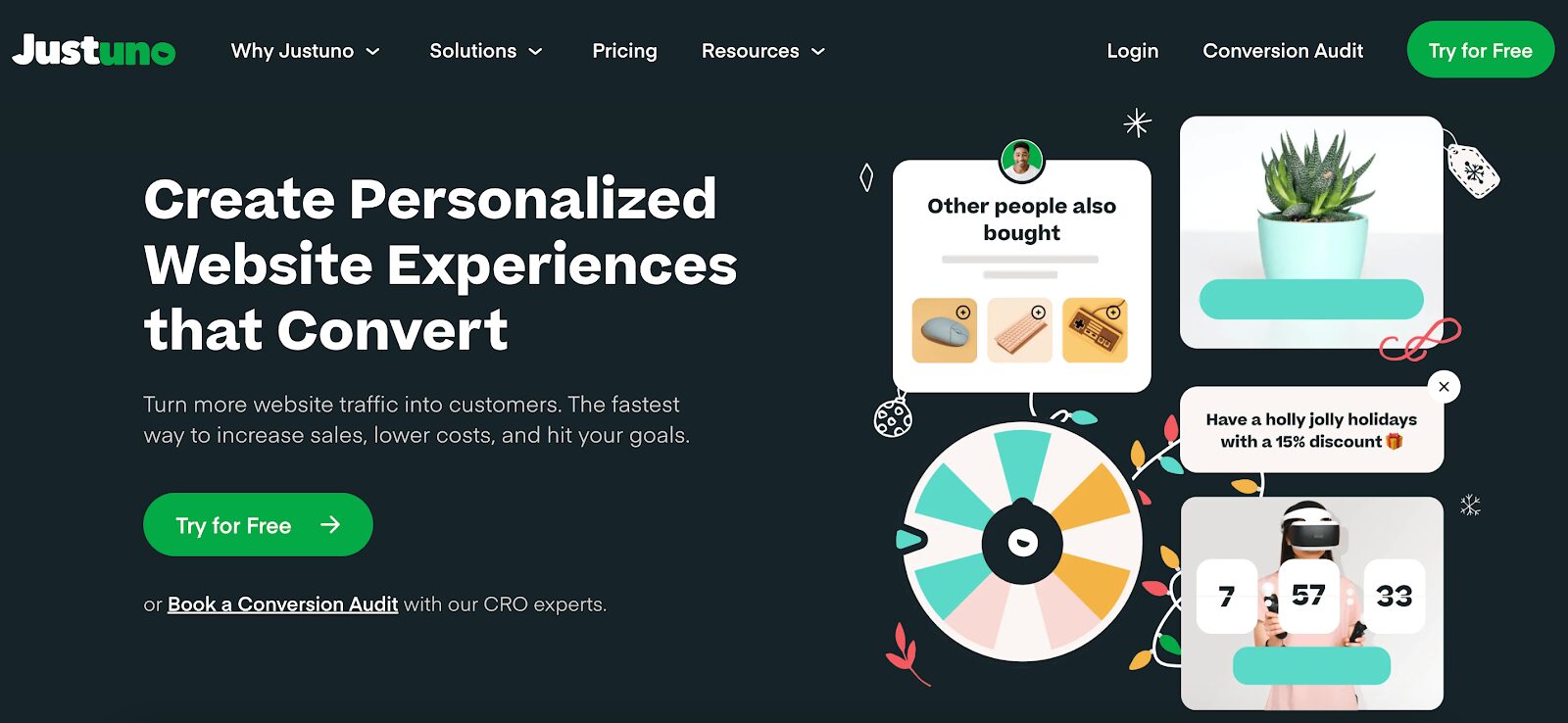 Justuno は Getsitecontrol の優れた代替品です