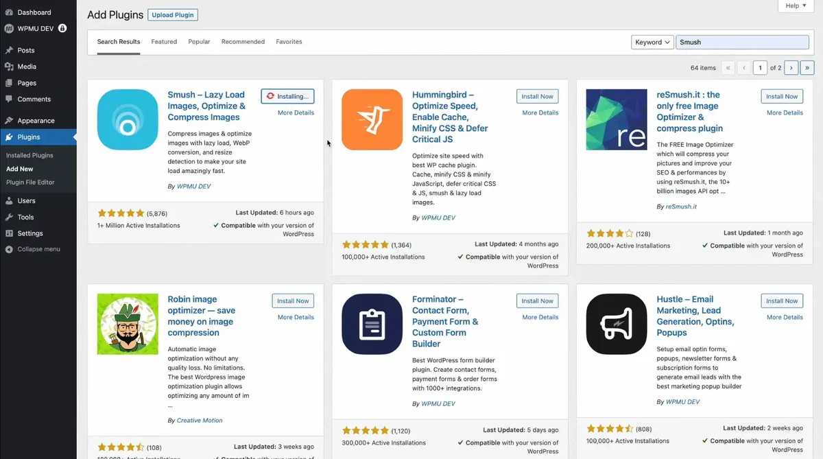 miglioramento dell'immagine-lugin-smush