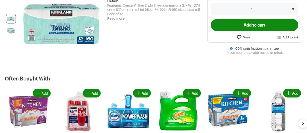 Instacart-Produktempfehlungen