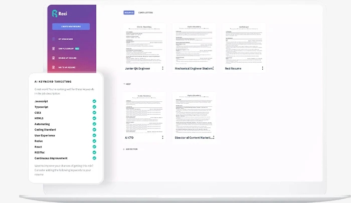 Rezi CV Builder AI