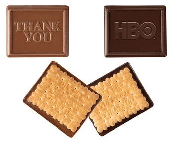 长方形巧克力饼干