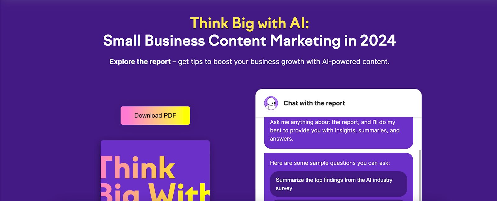 獨家深度報告可以幫助您獲得更多線索