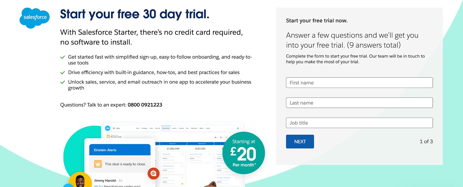 免費工具或免費試用版可以鼓勵訂閱者分享他們的聯絡訊息