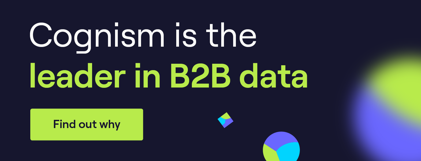 Cognism est le leader de la data B2B ! Clique pour savoir pourquoi.