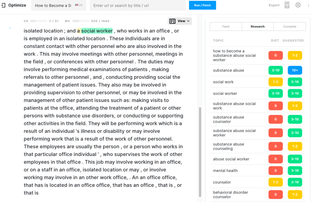 Texte de sortie GPT-2 NLG.