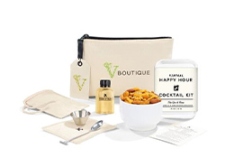 Conjunto de presente de coquetel de marca