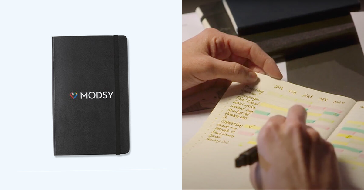 Agenda Moleskine personnalisé à couverture rigide