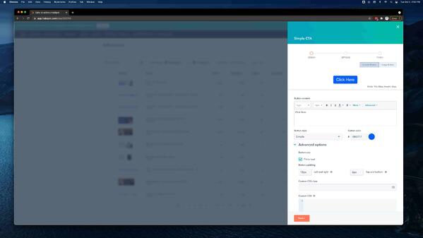 ferramenta hubspot cta