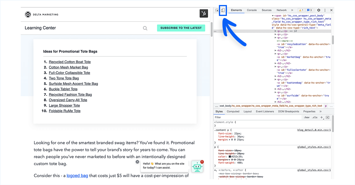 ตัวอย่างการออกแบบที่ตอบสนอง