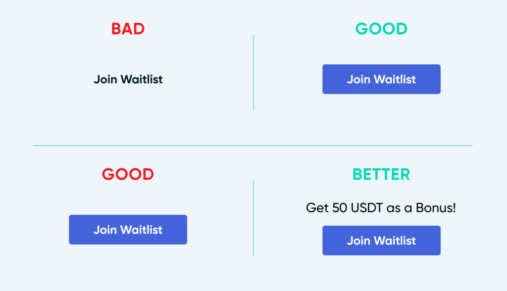 utiliser l'appel à l'action