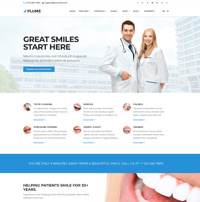 MODÈLE DE PLUME HTML5