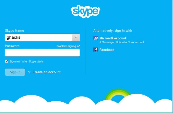 Application Skype