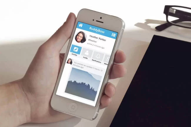 Thème BuddyBoss-Mobile-Only