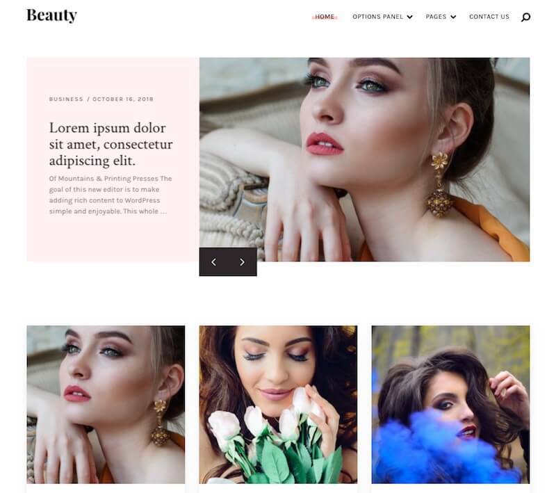 Thème WordPress beauté