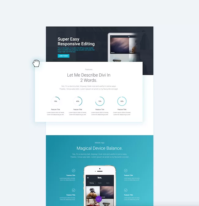 Thème Divi par glisser-déposer