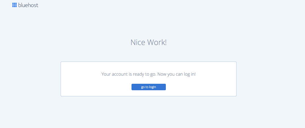 Bluehostログイン