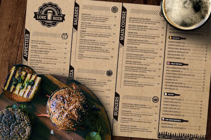 Template Menu Restoran