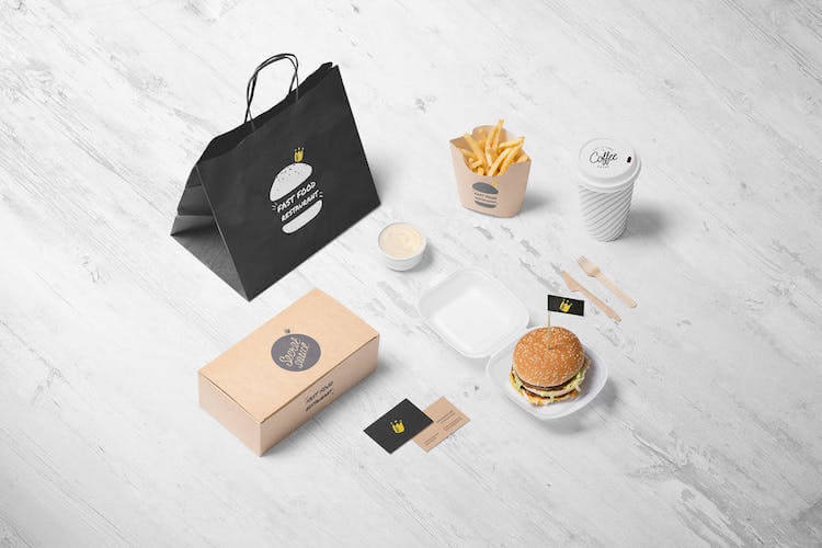Pembuat Mockup Toko Burger