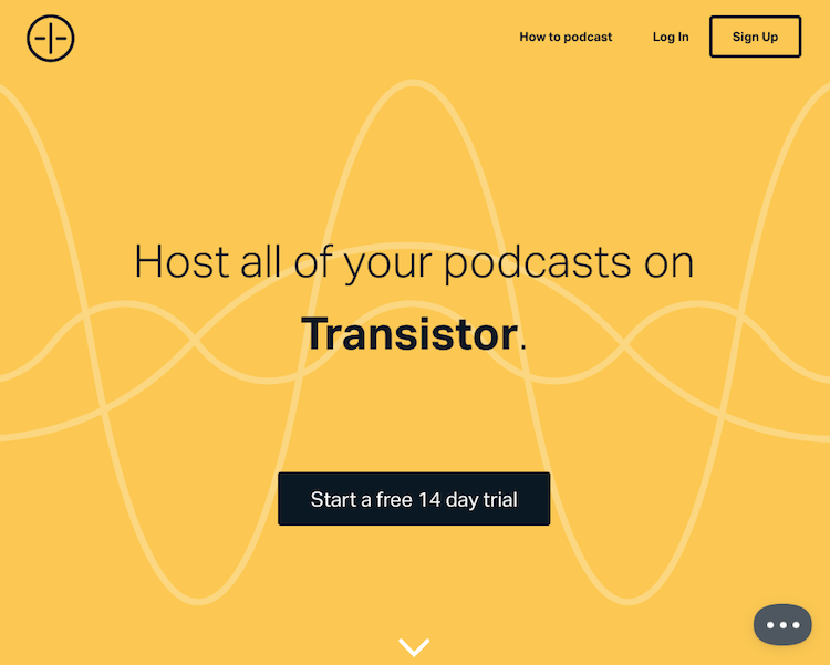 Hosting di podcast a transistor