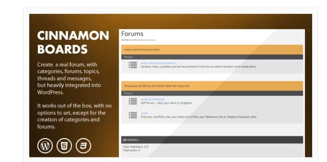 Доски с корицей