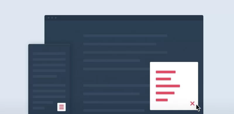 Умная фиксированная навигация