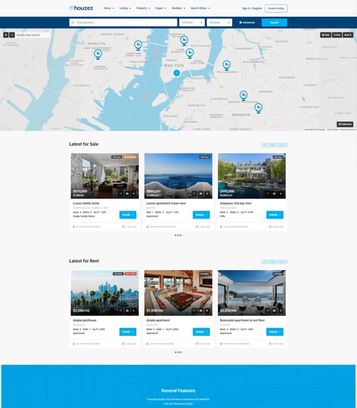 houzez wordpress 主題