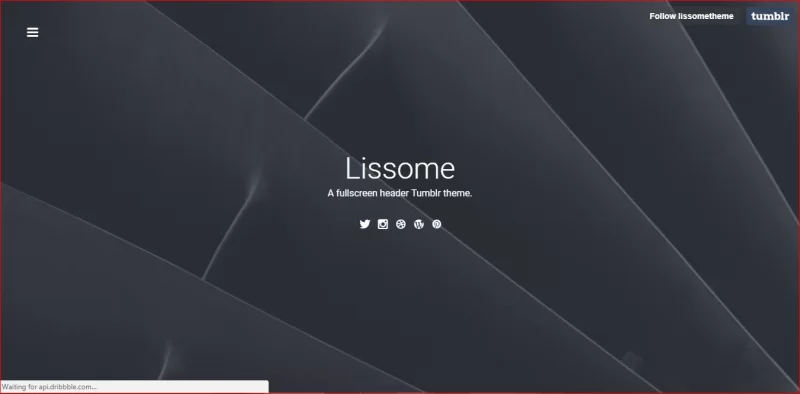 Lissome Tema de TUmblr