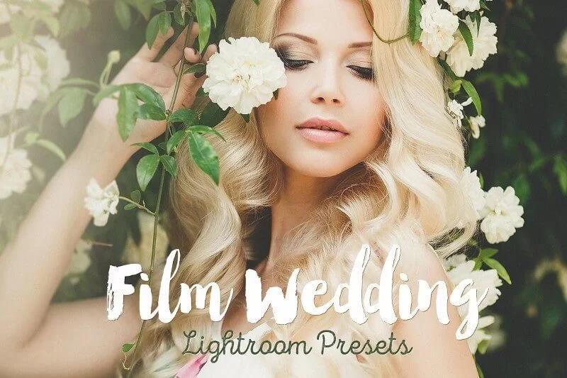 50 ajustes preestablecidos premium de Lightroom para películas y bodas