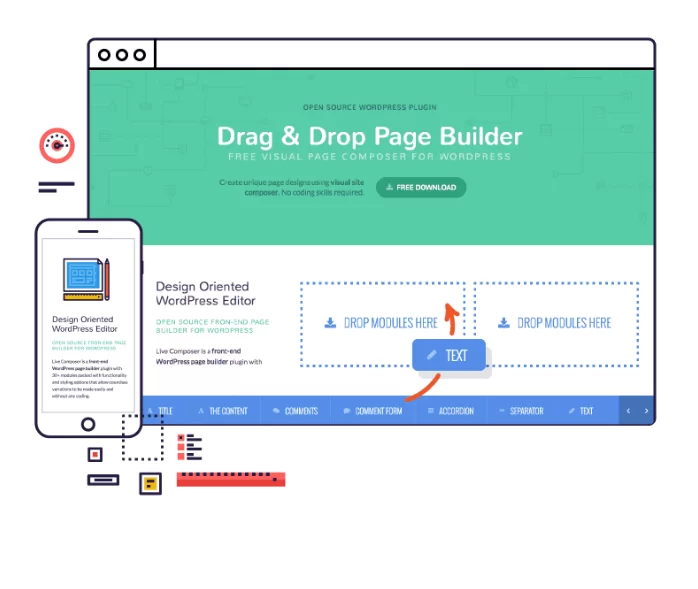 Compositor de páginas visuales