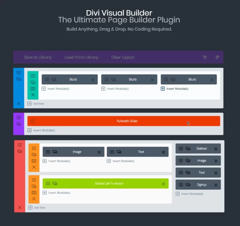 Constructor Visual Divi