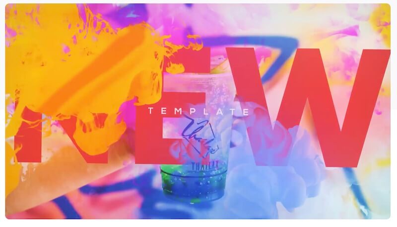 Tintas coloridas Claps Stomp Opener