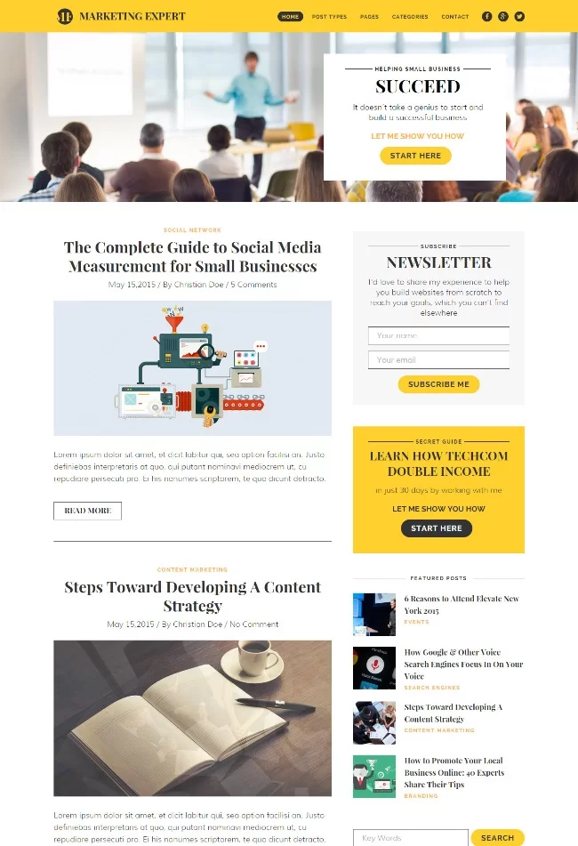 meilleurs thèmes de marketing d'affiliation