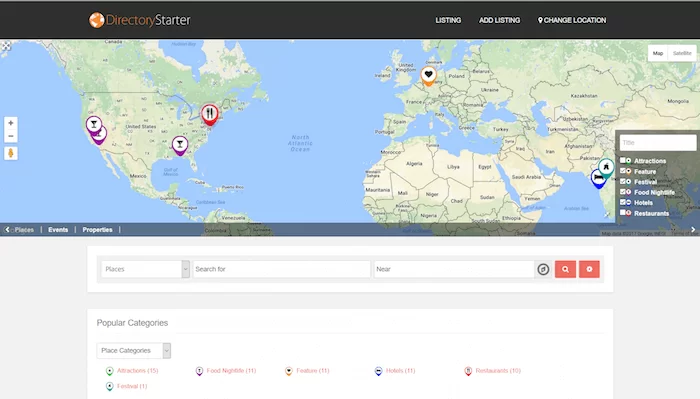 Complemento GeoDirectory