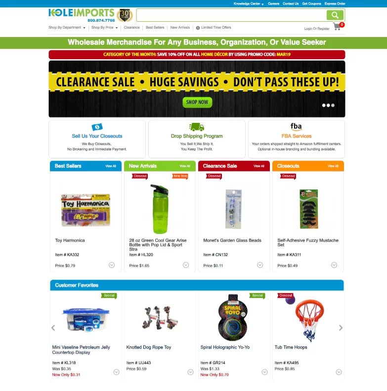 Importaciones de Kole