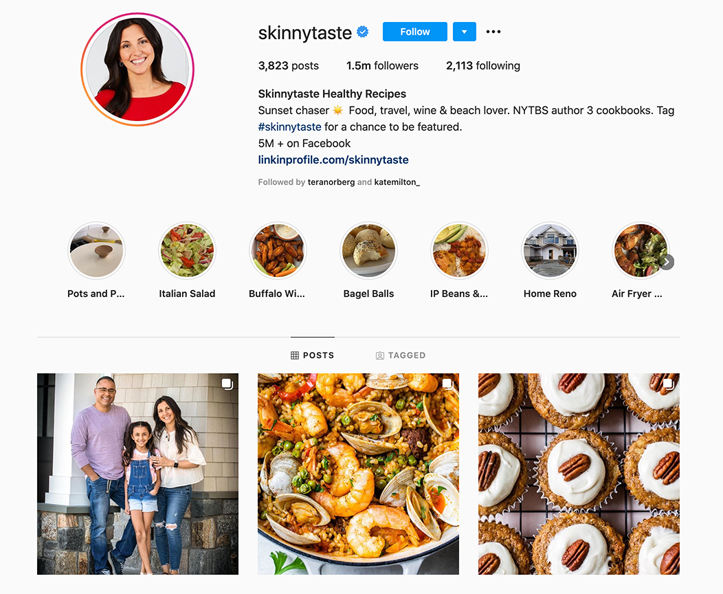 gina homolka - influenciadora de la cocina familiar