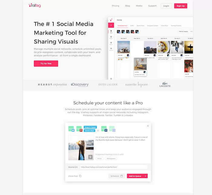 Viraltag Pinterest 调度程序