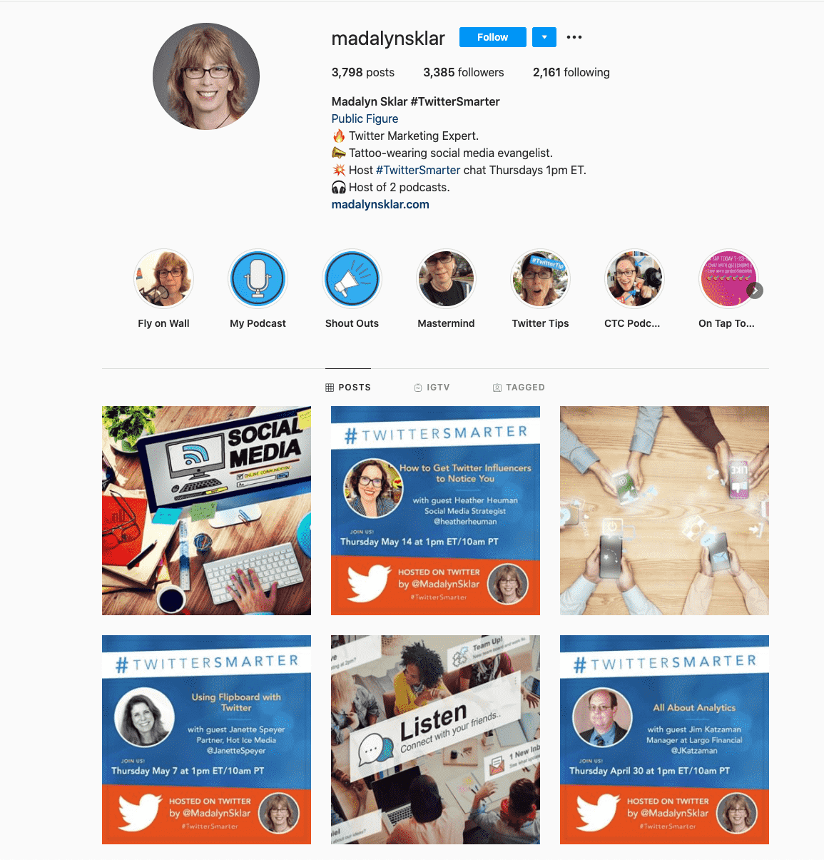 Madalyn Sklar - Influenceur des médias sociaux