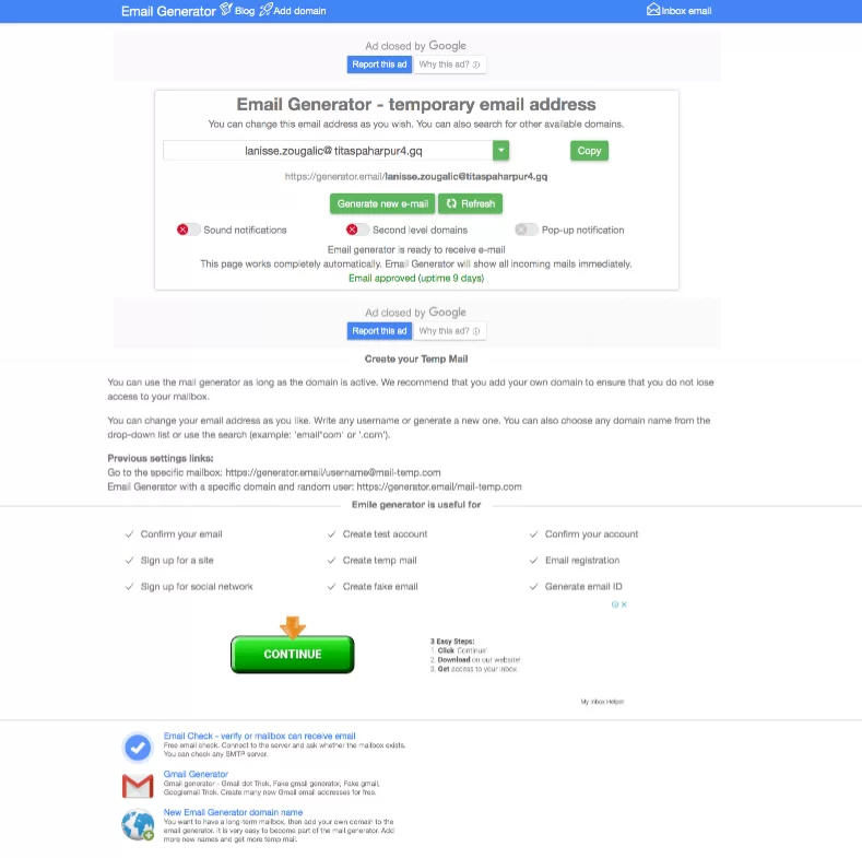 电子邮件生成器